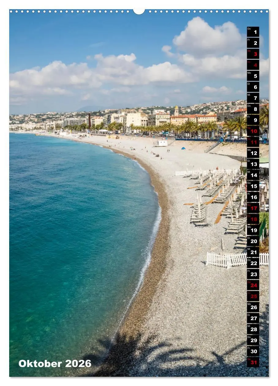 Bild: 9783516423198 | Idyllisches Nizza (Wandkalender 2026 DIN A2 hoch), CALVENDO...