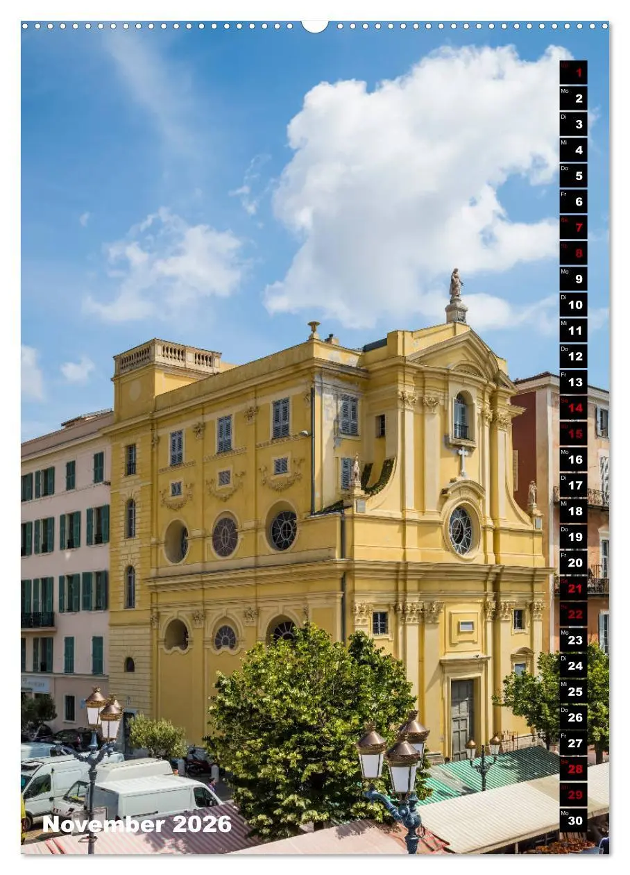 Bild: 9783516423198 | Idyllisches Nizza (Wandkalender 2026 DIN A2 hoch), CALVENDO...