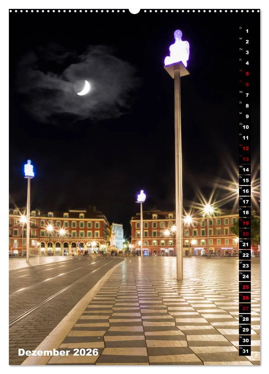 Bild: 9783516423198 | Idyllisches Nizza (Wandkalender 2026 DIN A2 hoch), CALVENDO...