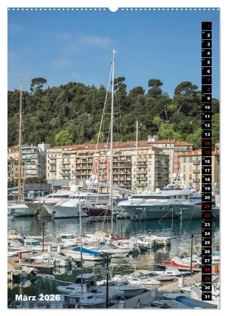 Bild: 9783516423198 | Idyllisches Nizza (Wandkalender 2026 DIN A2 hoch), CALVENDO...