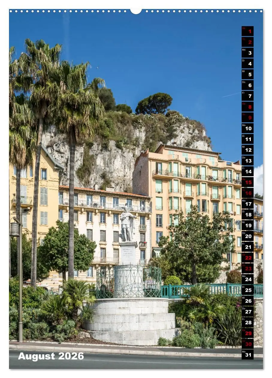 Bild: 9783516423198 | Idyllisches Nizza (Wandkalender 2026 DIN A2 hoch), CALVENDO...