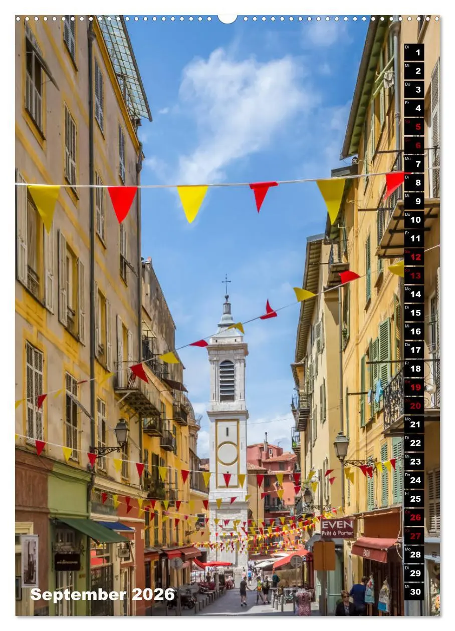 Bild: 9783516423198 | Idyllisches Nizza (Wandkalender 2026 DIN A2 hoch), CALVENDO...