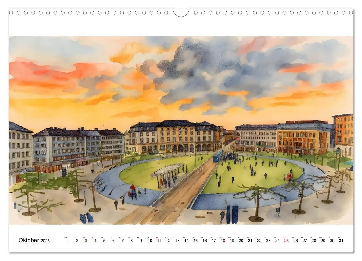 Bild: 9783516663198 | DOCUMENTA-Stadt Kassel (Wandkalender 2026 DIN A3 quer), CALVENDO...
