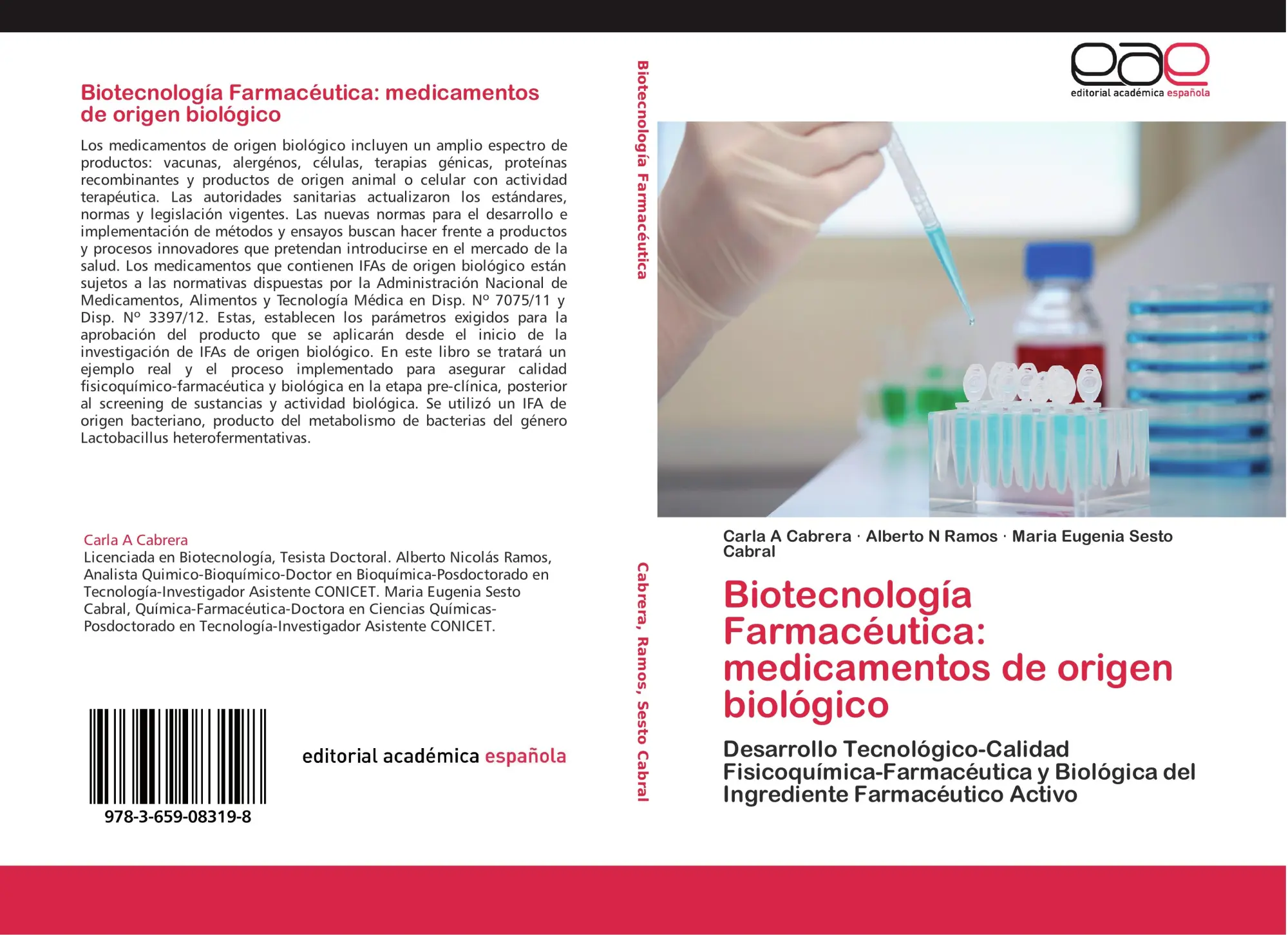 Cover: 9783659083198 | Biotecnología Farmacéutica: medicamentos de origen biológico | Buch