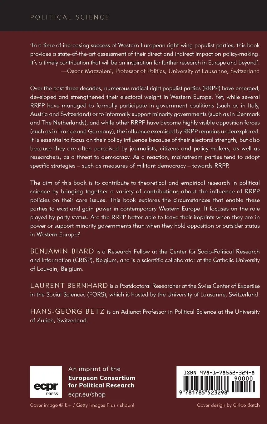 Rückseite: 9781785523298 | Do They Make a Difference? | Benjamin Biard (u. a.) | Buch | Gebunden