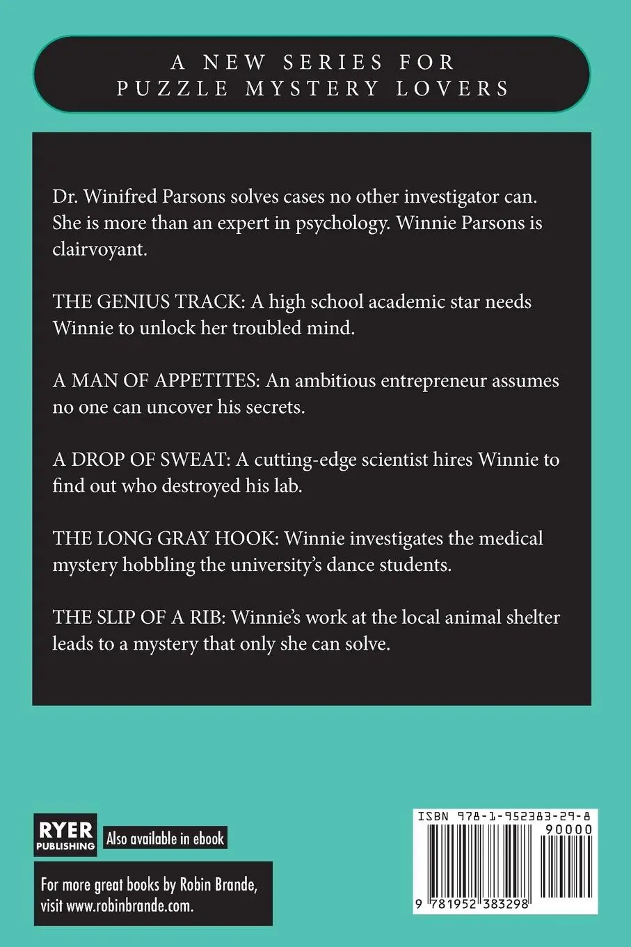 Rückseite: 9781952383298 | A Mind for Mysteries | A Winnie Parsons Mystery Collection | Brande