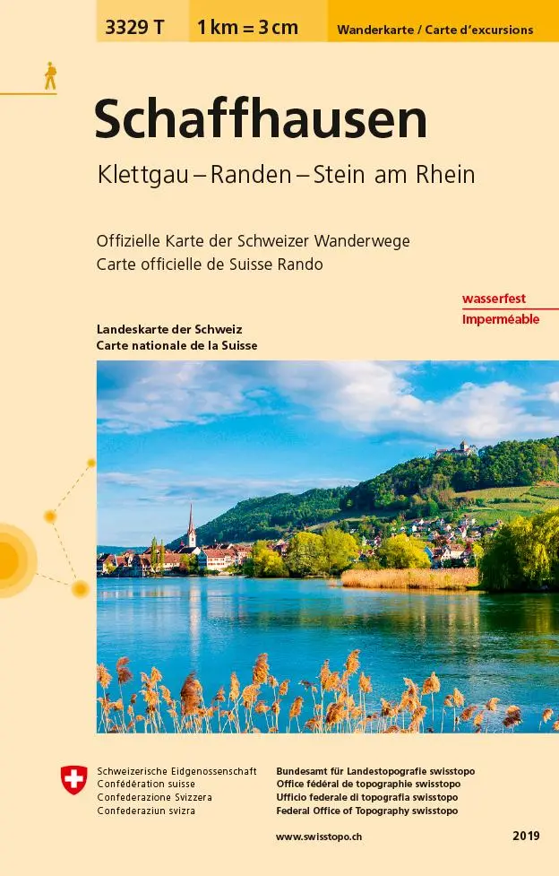 Cover: 9783302333298 | Swisstopo 1 : 33 333 Schaffhausen | Klettgau-Randen-Stein am Rhein
