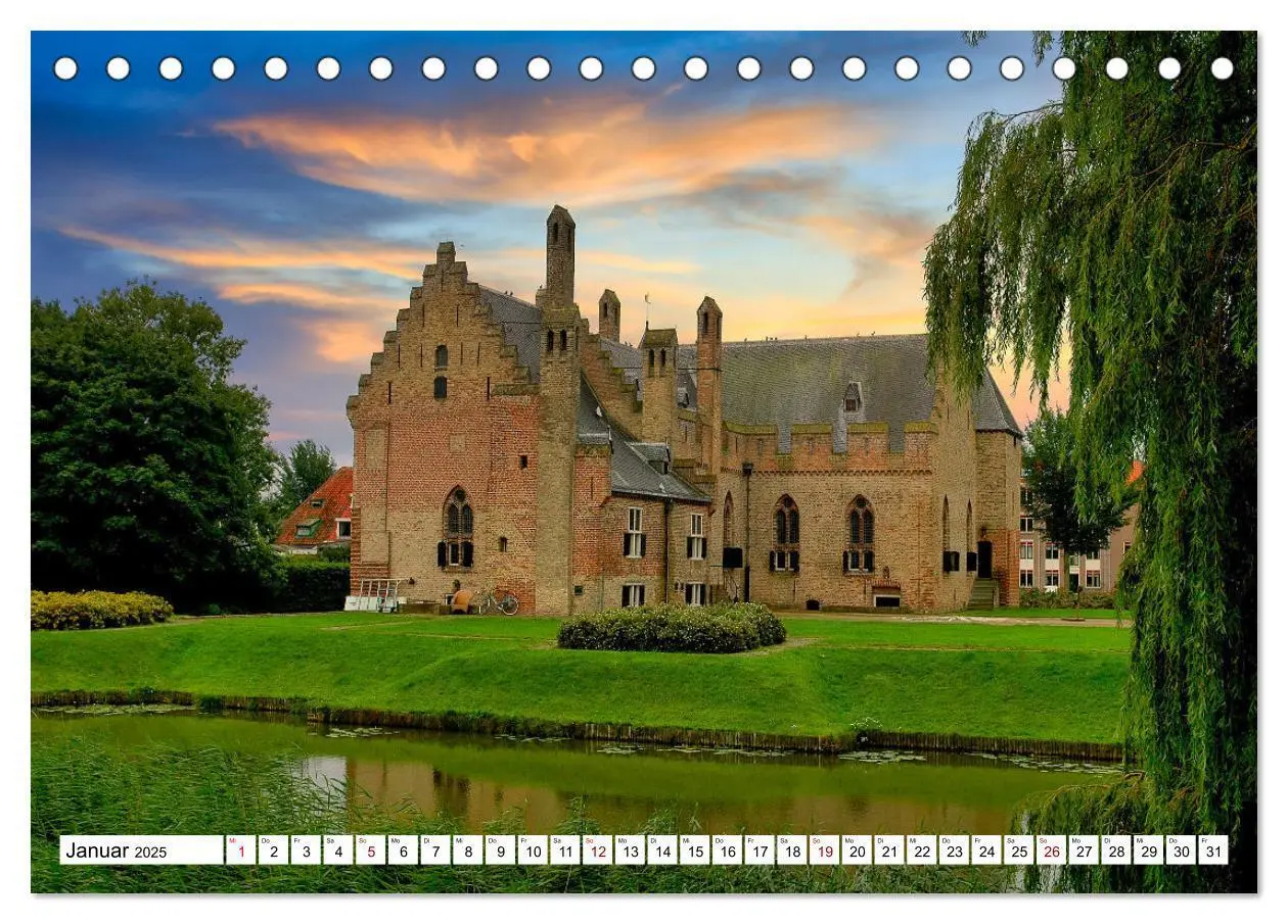 Bild: 9783435163298 | Idylle am Ijsselmeer (Tischkalender 2025 DIN A5 quer), CALVENDO...