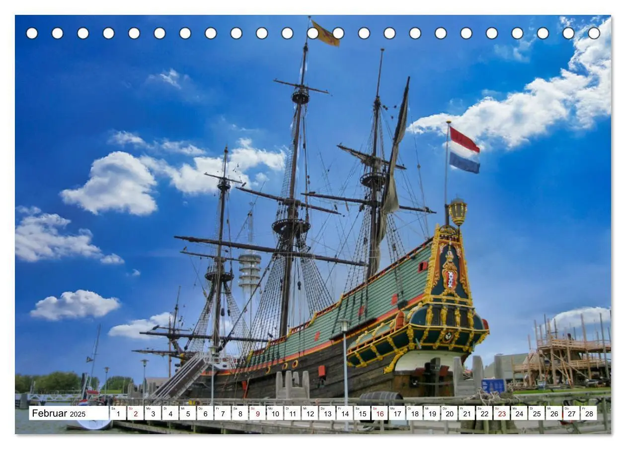 Bild: 9783435163298 | Idylle am Ijsselmeer (Tischkalender 2025 DIN A5 quer), CALVENDO...
