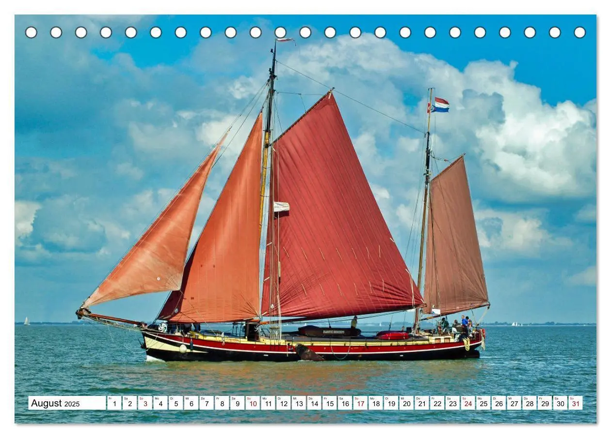 Bild: 9783435163298 | Idylle am Ijsselmeer (Tischkalender 2025 DIN A5 quer), CALVENDO...