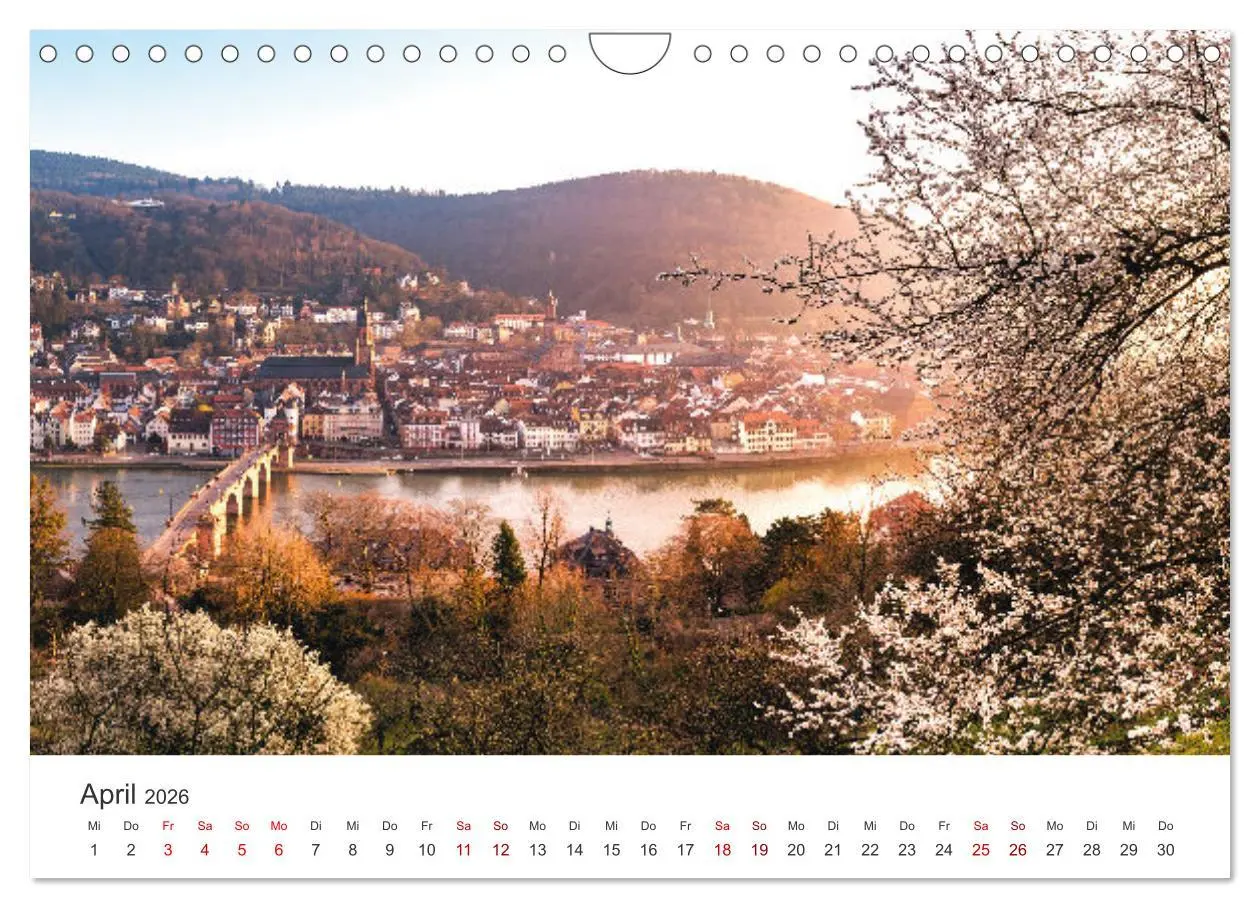 Bild: 9783457253298 | Lichtstimmungen in Heidelberg (Wandkalender 2026 DIN A4 quer),...
