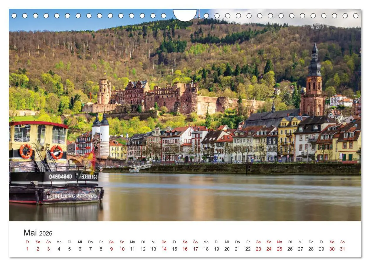 Bild: 9783457253298 | Lichtstimmungen in Heidelberg (Wandkalender 2026 DIN A4 quer),...