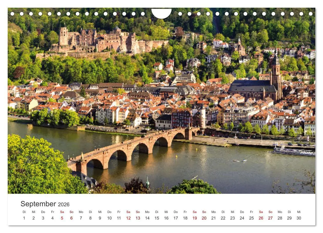Bild: 9783457253298 | Lichtstimmungen in Heidelberg (Wandkalender 2026 DIN A4 quer),...