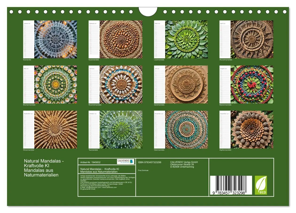 Bild: 9783457323298 | Natural Mandalas - Kraftvolle KI Mandalas aus Naturmaterialien...