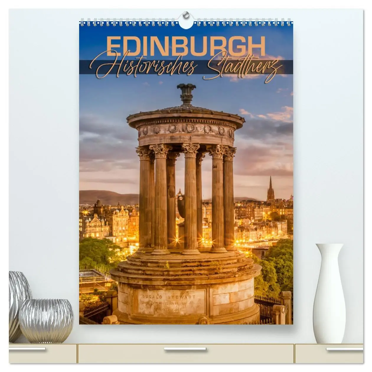 Cover: 9783516343298 | EDINBURGH Historisches Stadtherz (hochwertiger Premium Wandkalender...