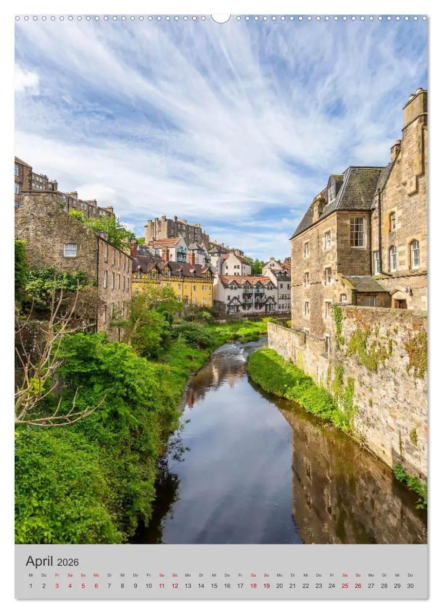 Bild: 9783516343298 | EDINBURGH Historisches Stadtherz (hochwertiger Premium Wandkalender...