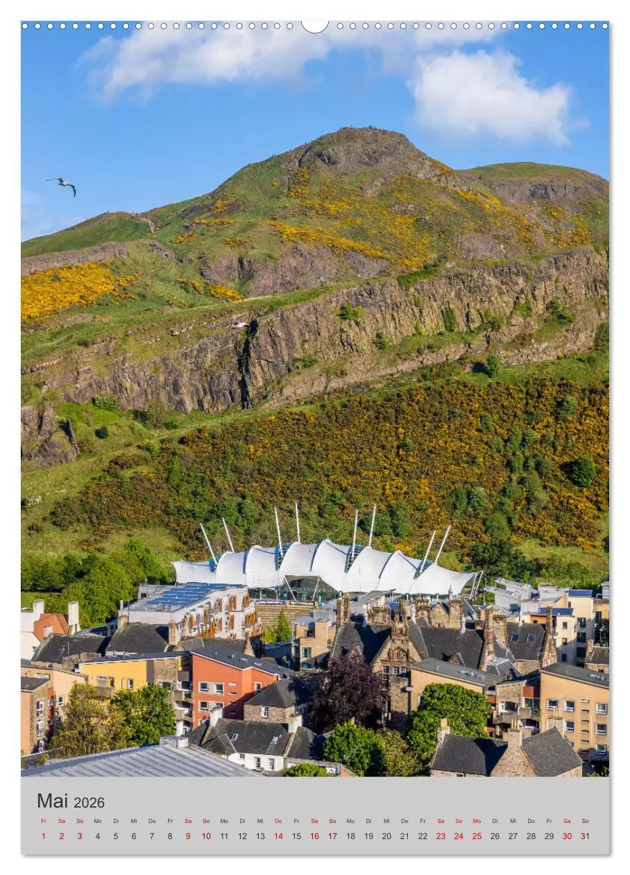 Bild: 9783516343298 | EDINBURGH Historisches Stadtherz (hochwertiger Premium Wandkalender...