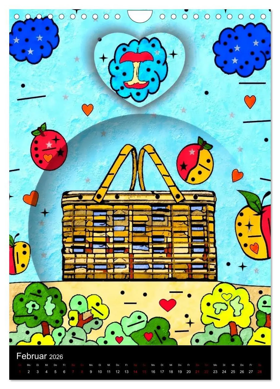Bild: 9783516413298 | Die verrückte Welt der Popart von Nico Bielow (Wandkalender 2026...