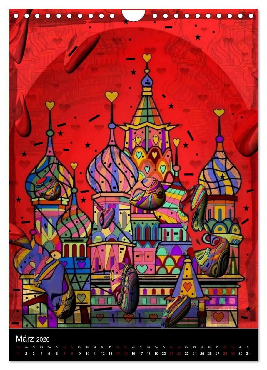 Bild: 9783516413298 | Die verrückte Welt der Popart von Nico Bielow (Wandkalender 2026...