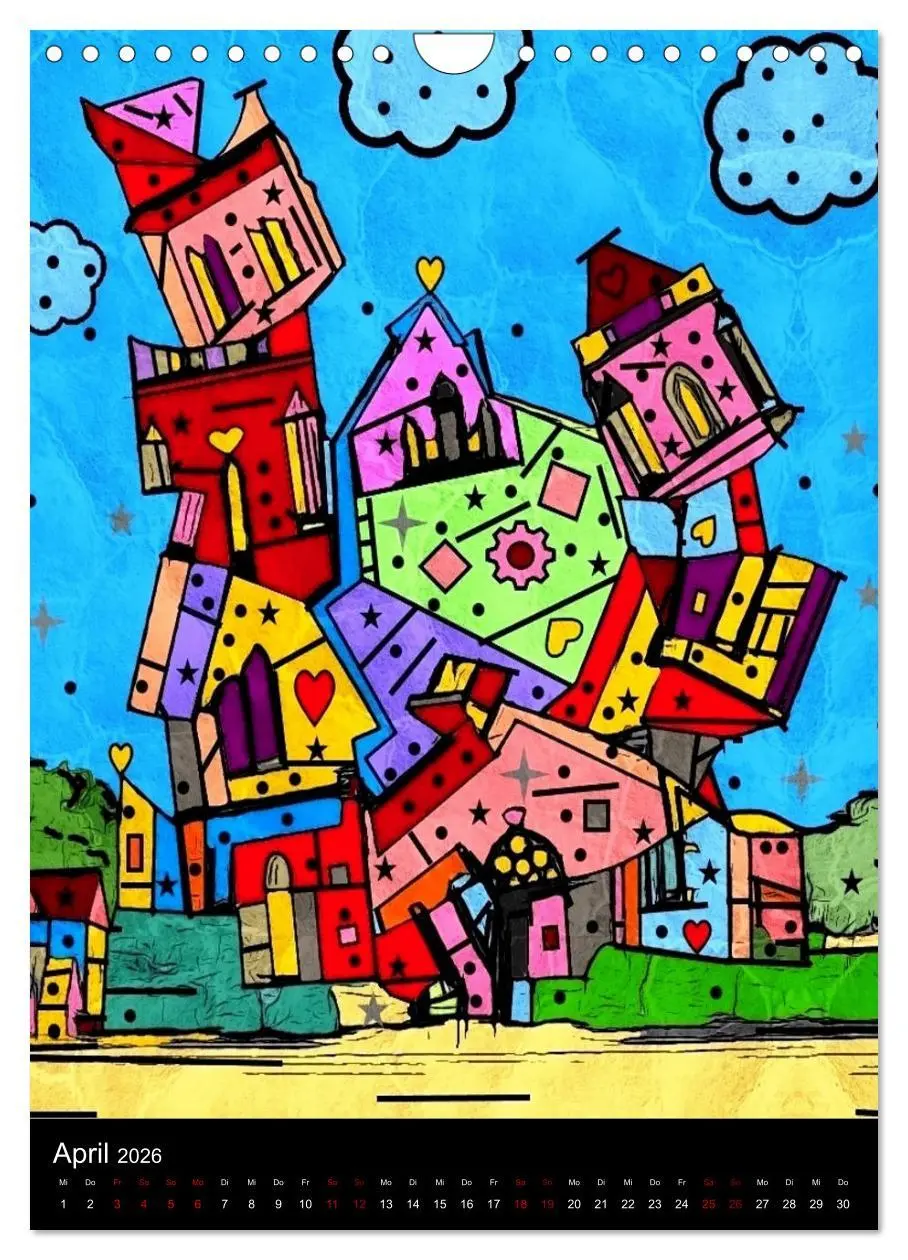Bild: 9783516413298 | Die verrückte Welt der Popart von Nico Bielow (Wandkalender 2026...