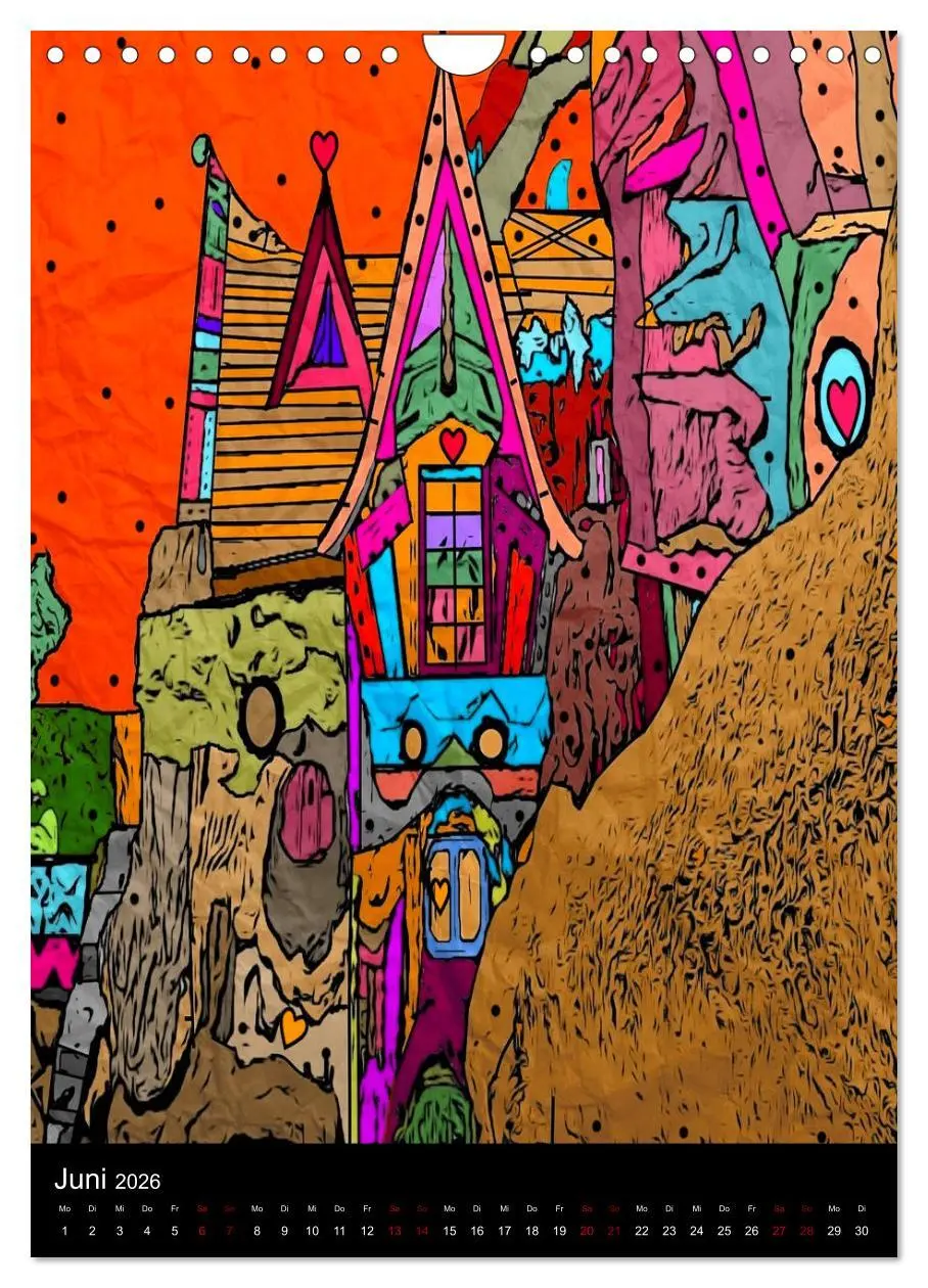Bild: 9783516413298 | Die verrückte Welt der Popart von Nico Bielow (Wandkalender 2026...