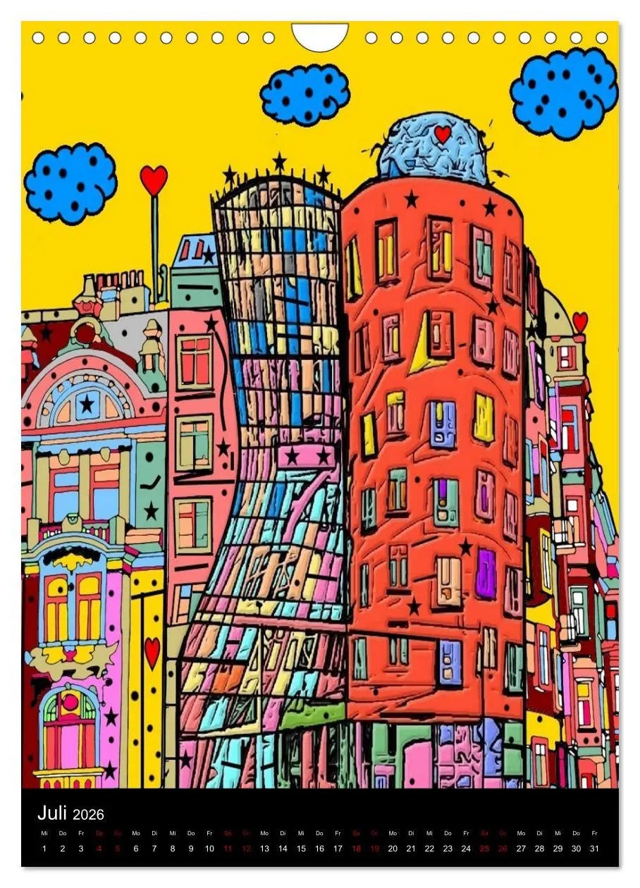 Bild: 9783516413298 | Die verrückte Welt der Popart von Nico Bielow (Wandkalender 2026...