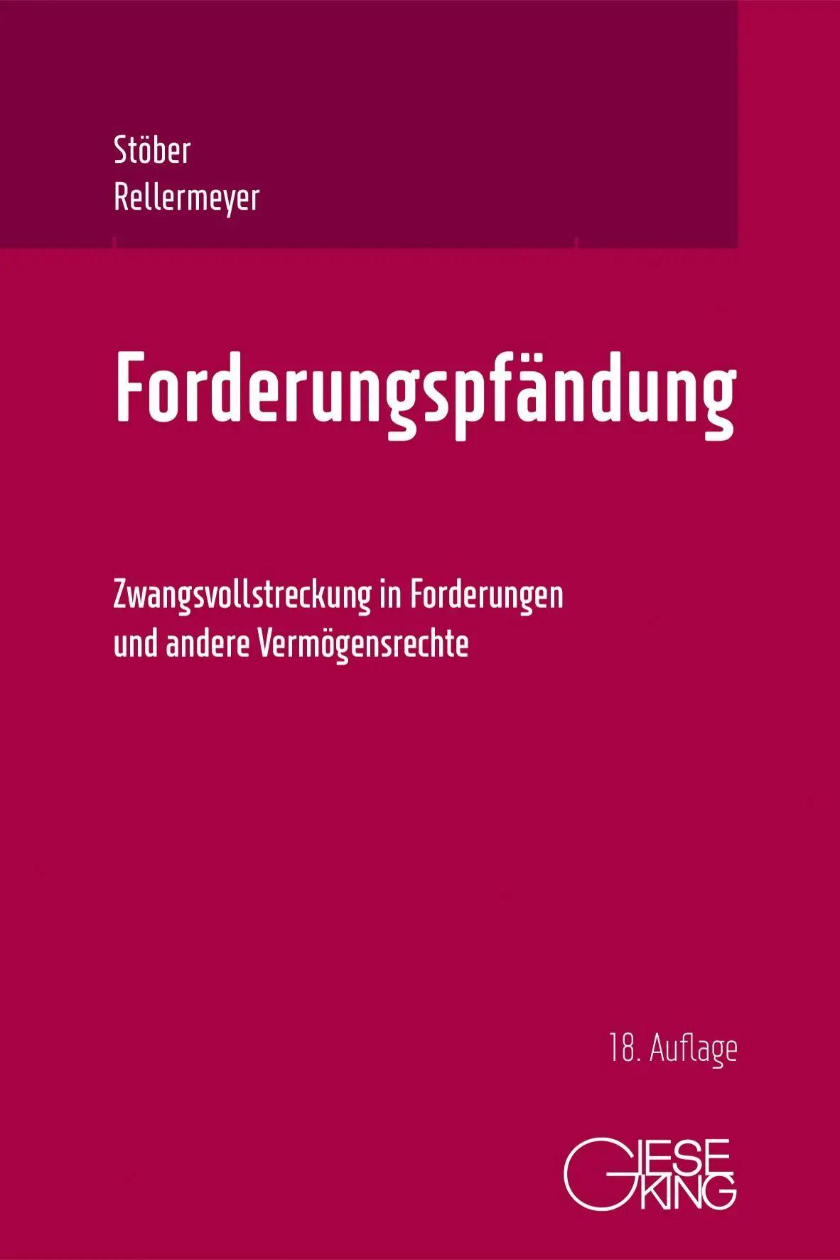 Cover: 9783769413298 | Forderungspfändung | Kurt Stöber (u. a.) | Buch | XXXIV | Deutsch