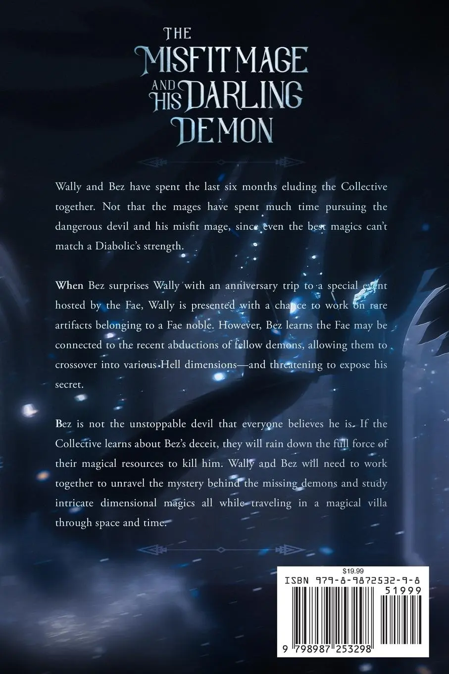 Rückseite: 9798987253298 | The Misfit Mage and His Darling Demon | Mn Bennet | Taschenbuch | 2024