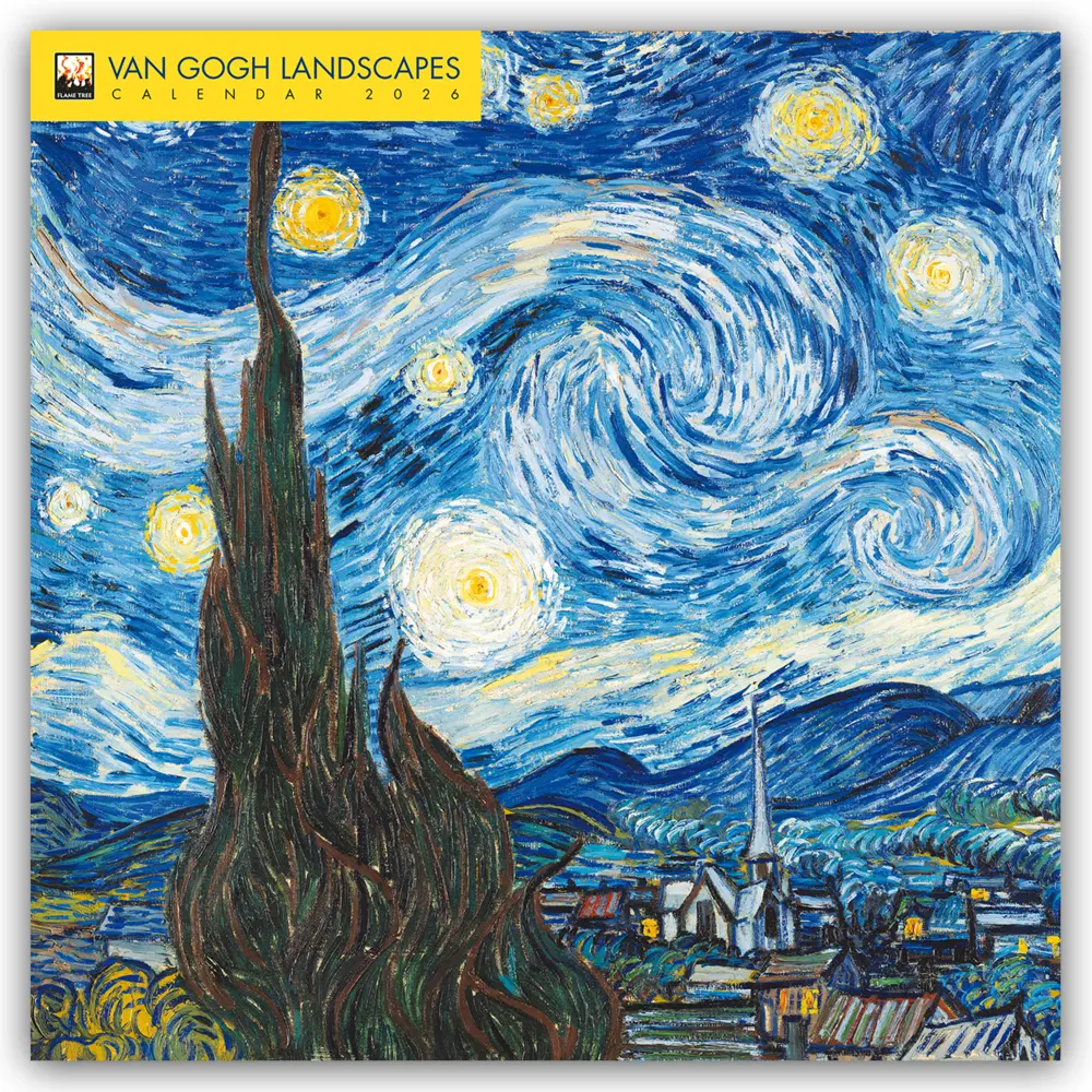 Cover: 9781835623398 | Vincent van Gogh - Landschaften 2026 - Original Flame Tree...