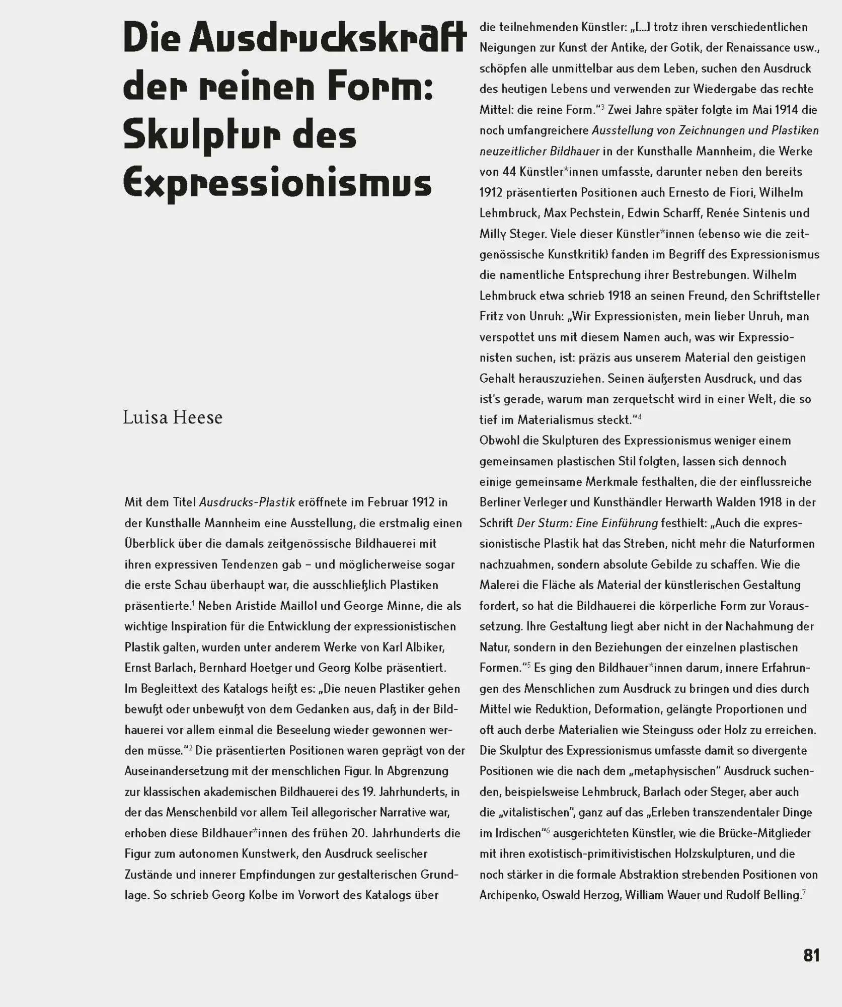 Bild: 9783422803398 | Kirchner, Lehmbruck, Nolde | Johan Holten (u. a.) | Buch | 192 S.