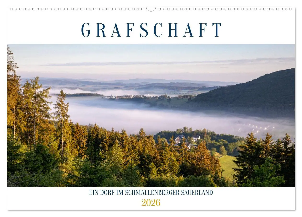 Cover: 9783457553398 | Grafschaft, ein Dorf im Schmallenberger Sauerland (Wandkalender...