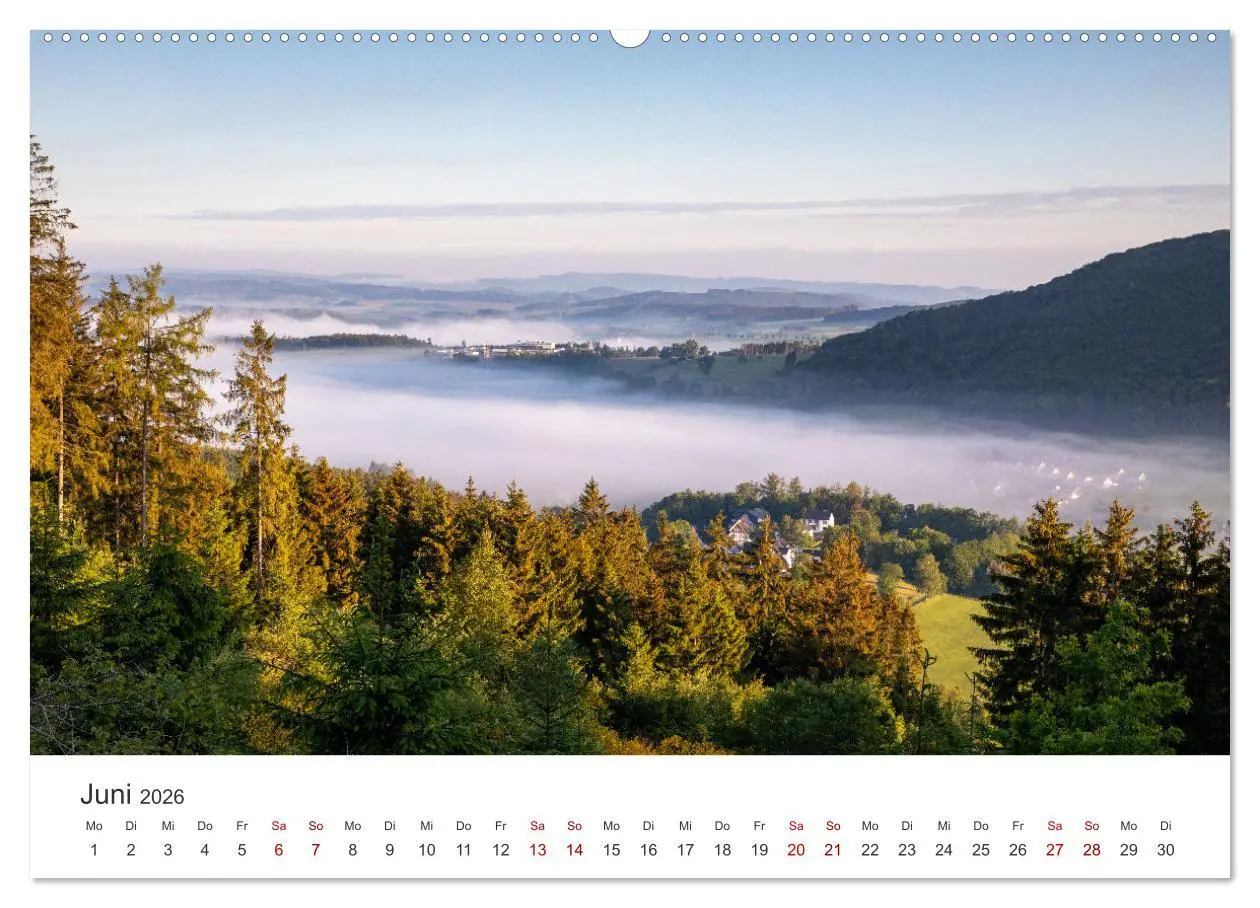 Bild: 9783457553398 | Grafschaft, ein Dorf im Schmallenberger Sauerland (Wandkalender...