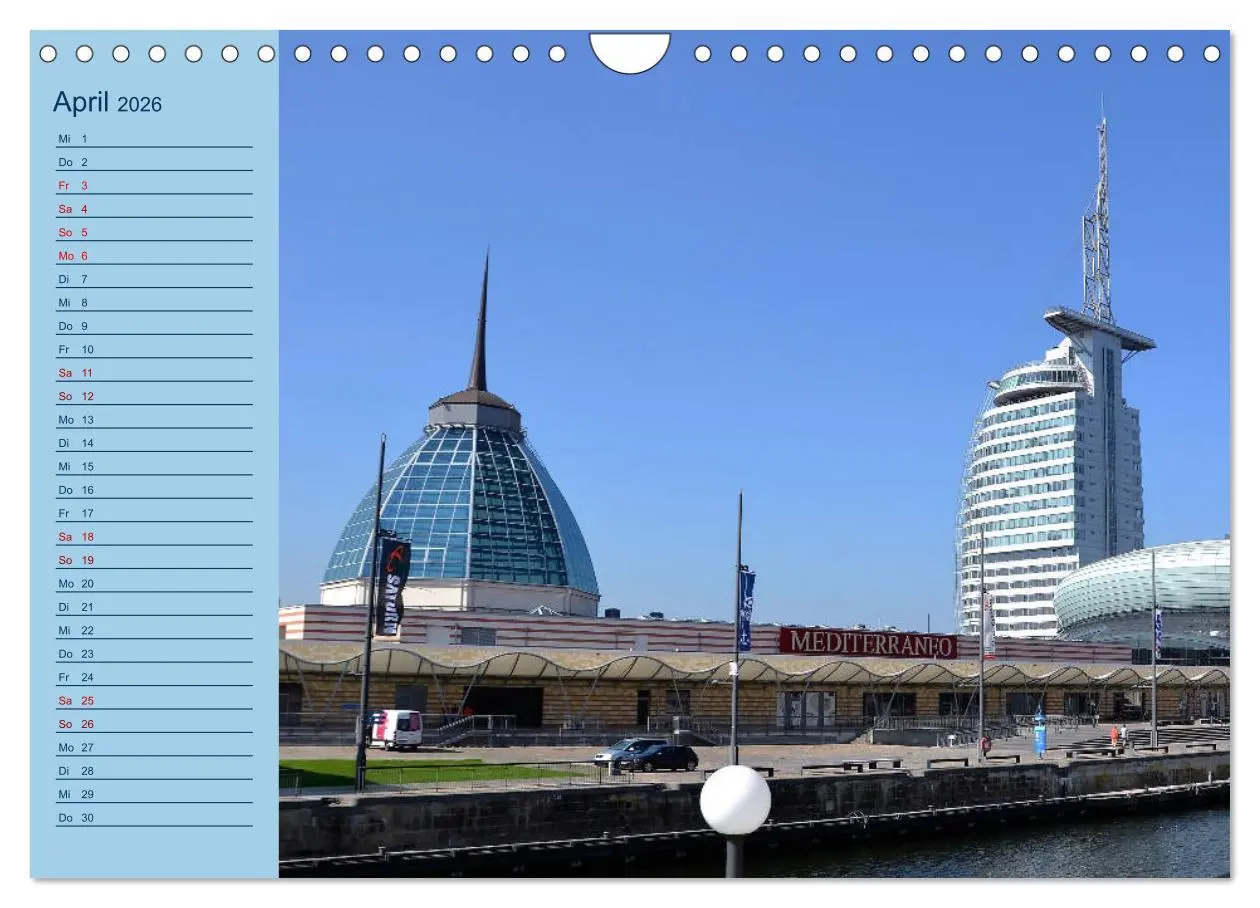 Bild: 9783457863398 | BREMERHAVEN - 2026 (Wandkalender 2026 DIN A4 quer), CALVENDO...