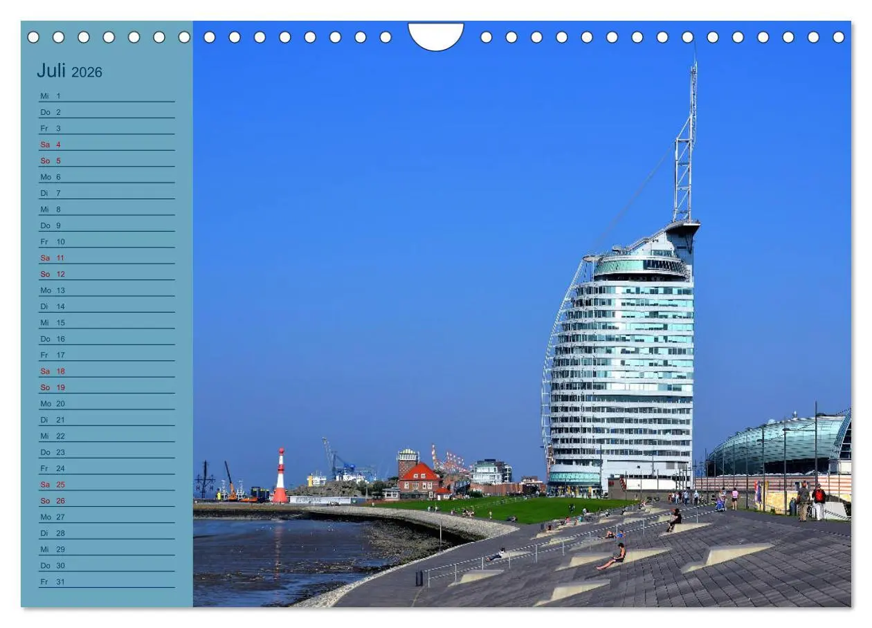 Bild: 9783457863398 | BREMERHAVEN - 2026 (Wandkalender 2026 DIN A4 quer), CALVENDO...