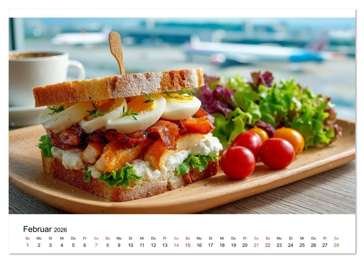 Bild: 9783516643398 | Fastfood einfach lecker (hochwertiger Premium Wandkalender 2026 DIN...