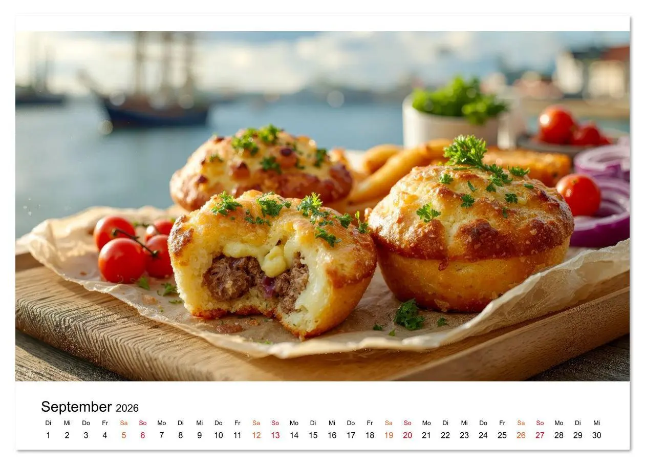 Bild: 9783516643398 | Fastfood einfach lecker (hochwertiger Premium Wandkalender 2026 DIN...