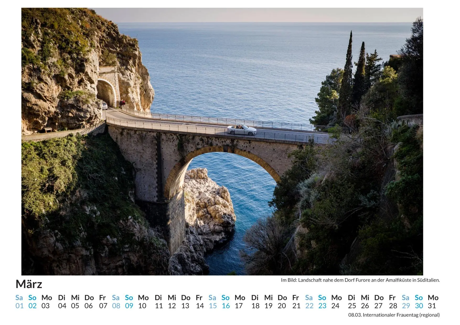 Bild: 9783759123398 | Amalfiküste - (Wandkalender 2025, Kalender DIN A4 quer,...