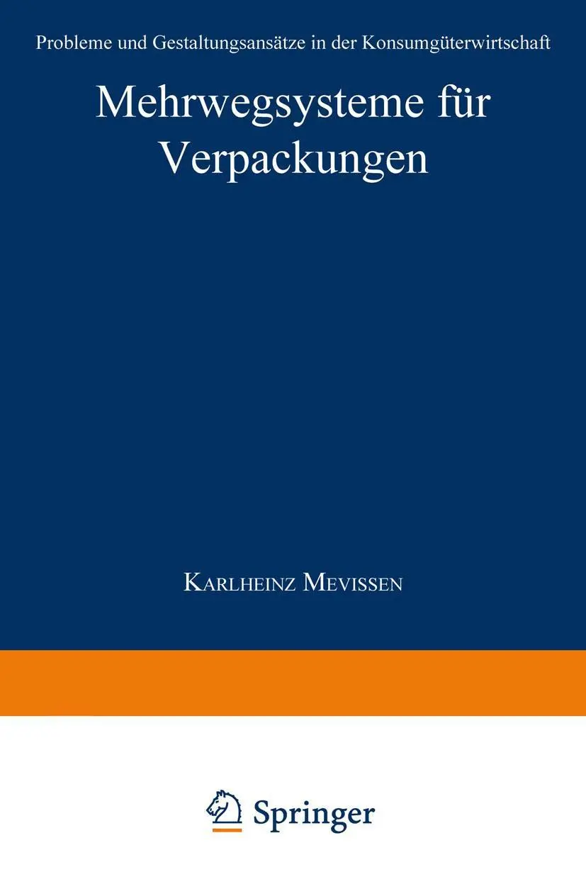 Cover: 9783824463398 | Mehrwegsysteme für Verpackungen | Karlheinz Mevissen | Taschenbuch