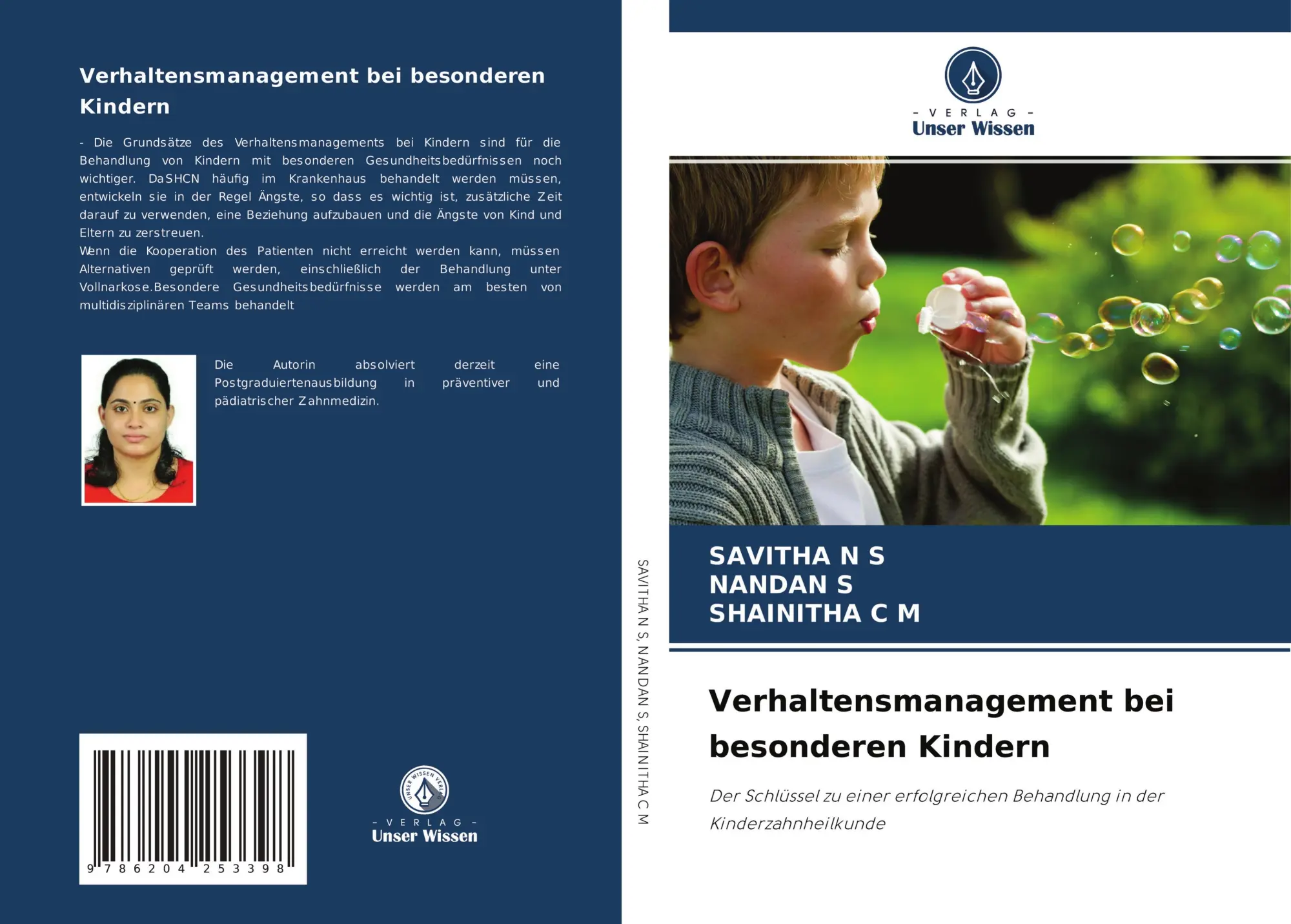 Cover: 9786204253398 | Verhaltensmanagement bei besonderen Kindern | Savitha N S (u. a.)