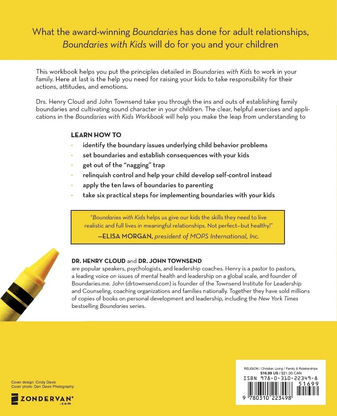 Rückseite: 9780310223498 | Boundaries with Kids Workbook | Henry Cloud (u. a.) | Taschenbuch