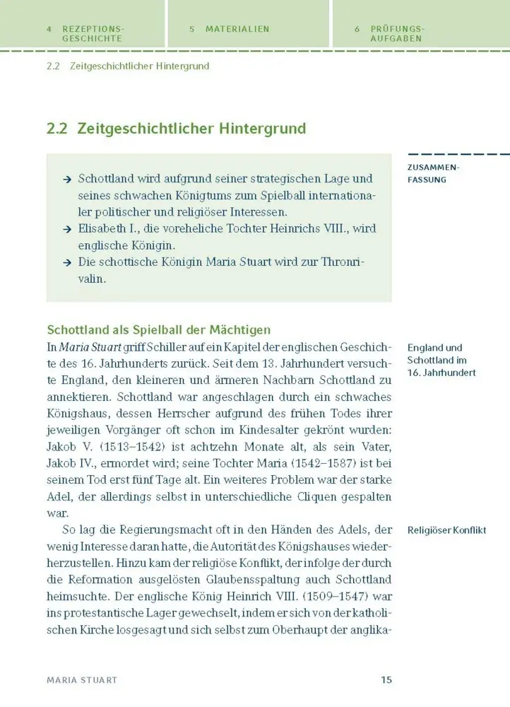 Bild: 9783129303498 | Maria Stuart von Friedrich Schiller | Textanalyse und Interpretation