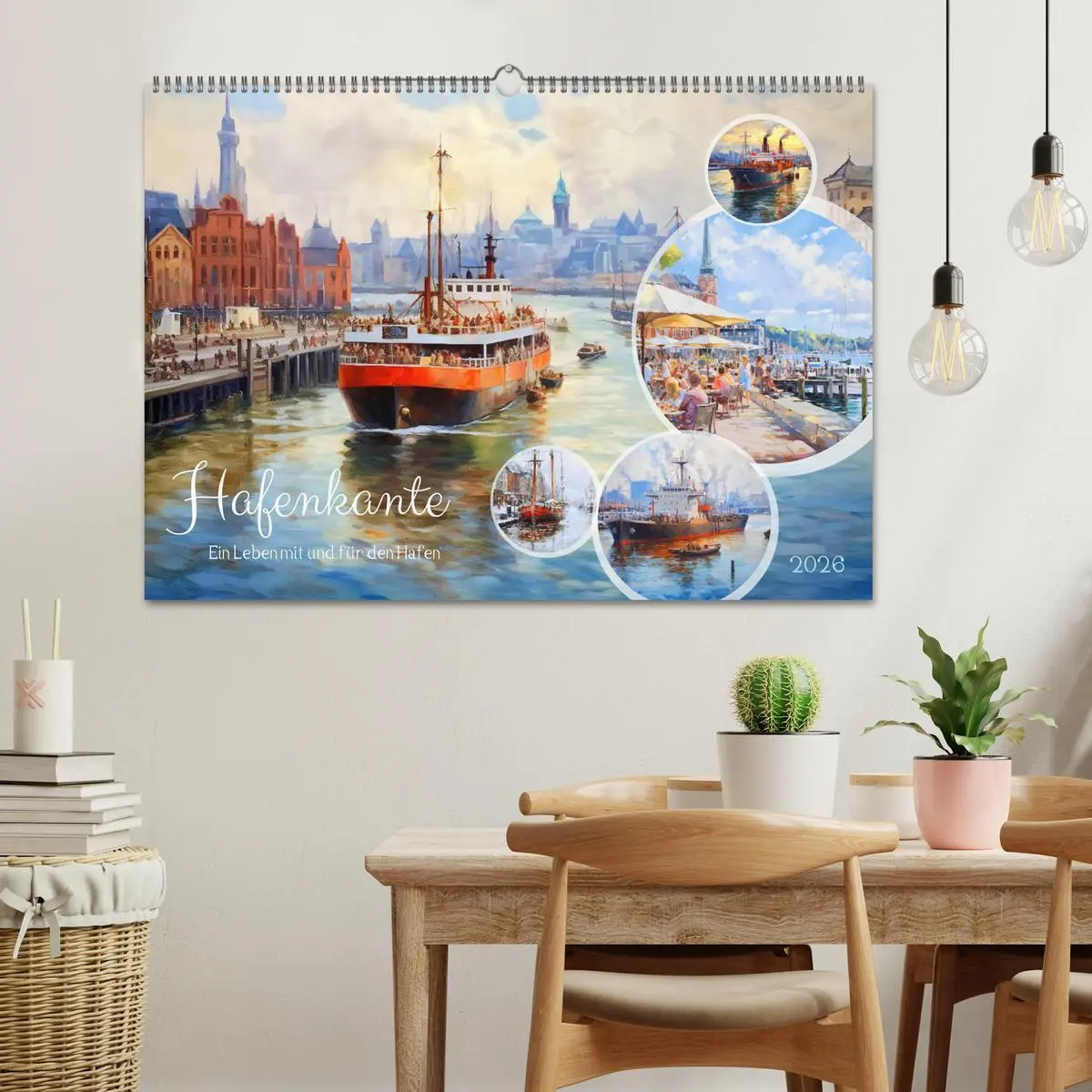 Bild: 9783457473498 | Hafenkante - Ein Leben mit und für den Hafen (Wandkalender 2026 DIN...
