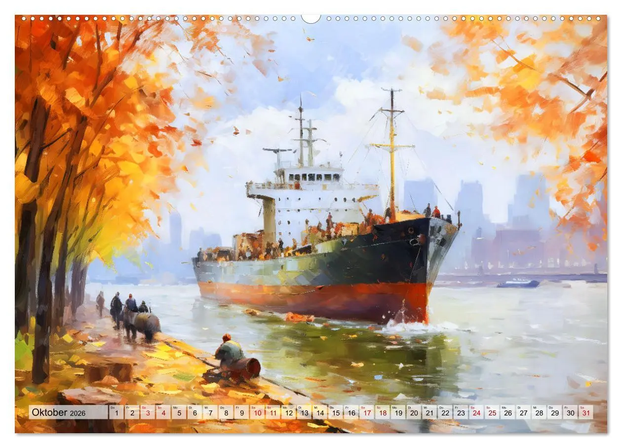 Bild: 9783457473498 | Hafenkante - Ein Leben mit und für den Hafen (Wandkalender 2026 DIN...