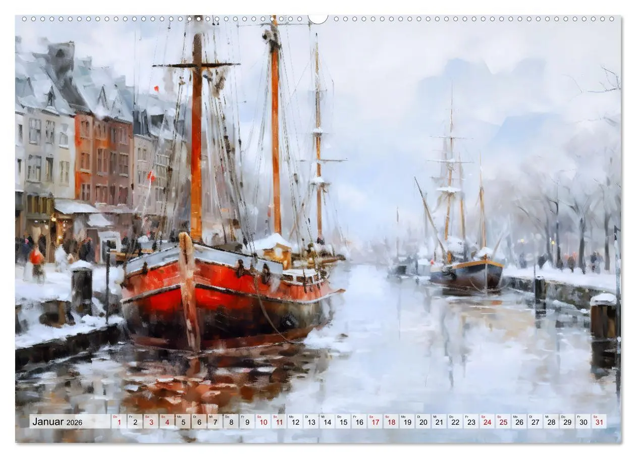 Bild: 9783457473498 | Hafenkante - Ein Leben mit und für den Hafen (Wandkalender 2026 DIN...