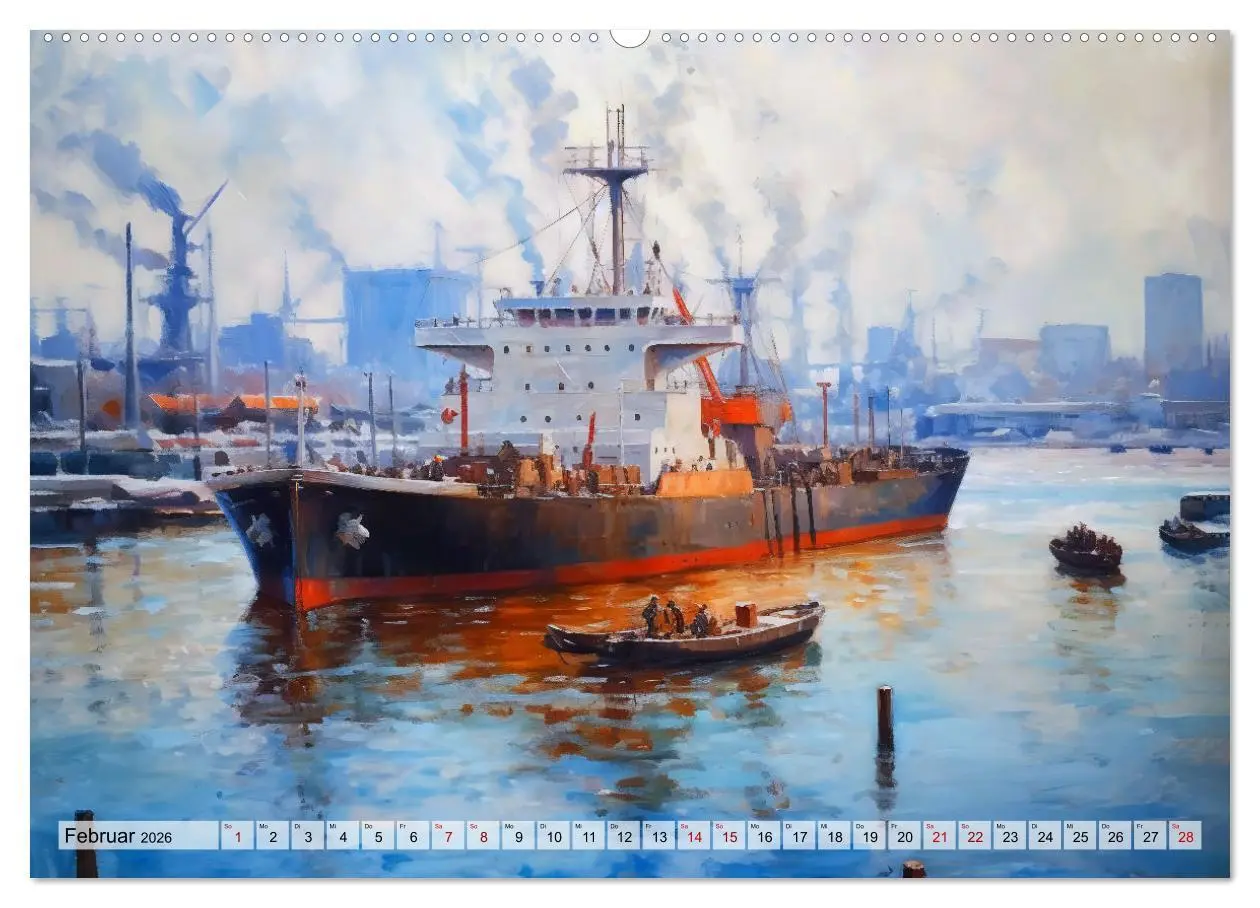 Bild: 9783457473498 | Hafenkante - Ein Leben mit und für den Hafen (Wandkalender 2026 DIN...
