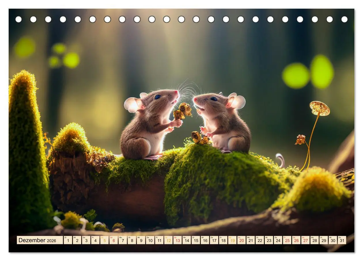 Bild: 9783457543498 | Putzige Tierwelt - gemeinsam die Welt entdecken (Tischkalender 2026...
