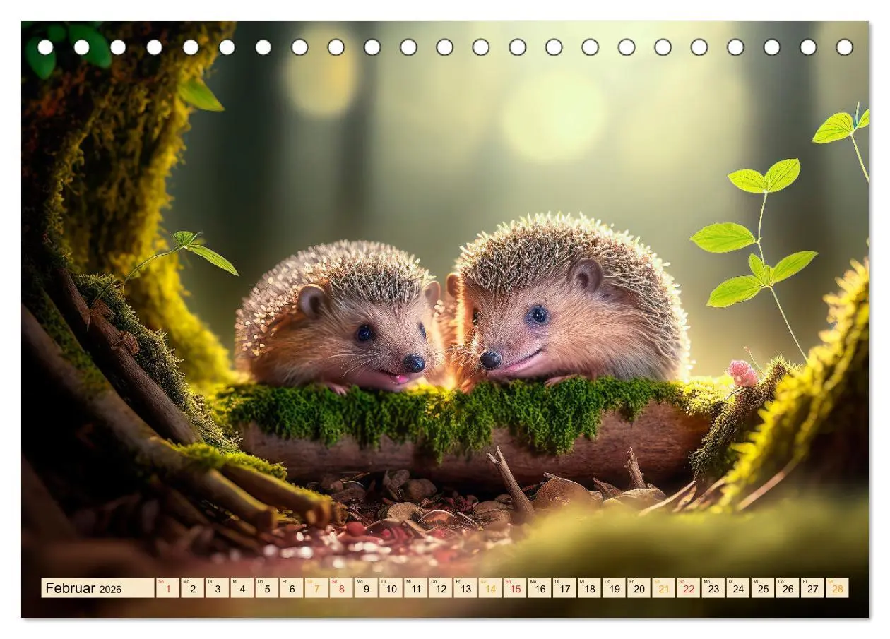 Bild: 9783457543498 | Putzige Tierwelt - gemeinsam die Welt entdecken (Tischkalender 2026...