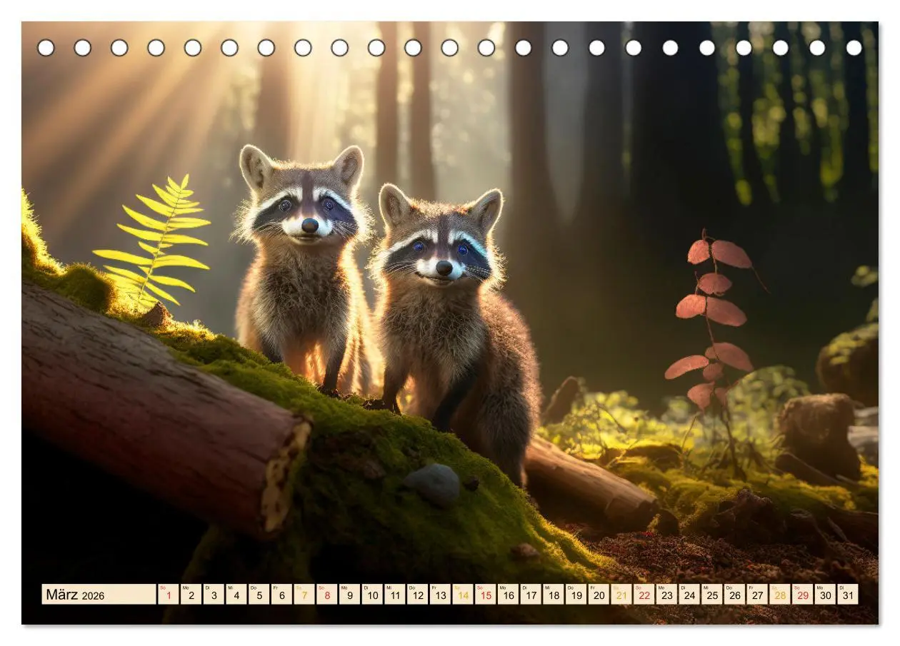 Bild: 9783457543498 | Putzige Tierwelt - gemeinsam die Welt entdecken (Tischkalender 2026...