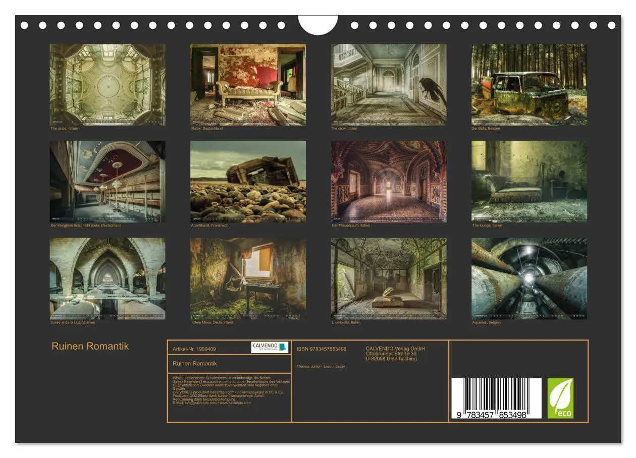 Bild: 9783457853498 | Ruinen Romantik (Wandkalender 2026 DIN A4 quer), CALVENDO...