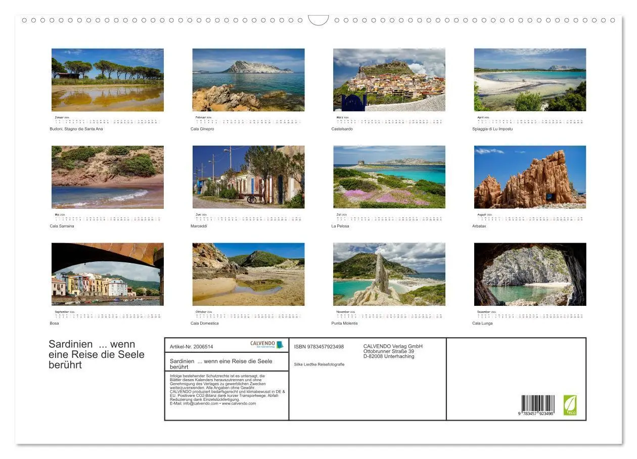 Bild: 9783457923498 | Sardinien ... wenn eine Reise die Seele berührt (Wandkalender 2026...